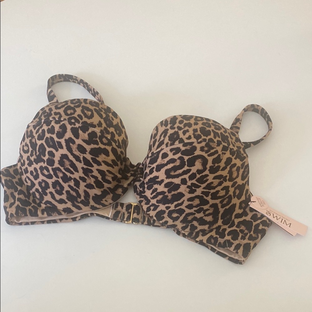 Victoria’s Secret Leopard Print Bikini Top - New with Tags